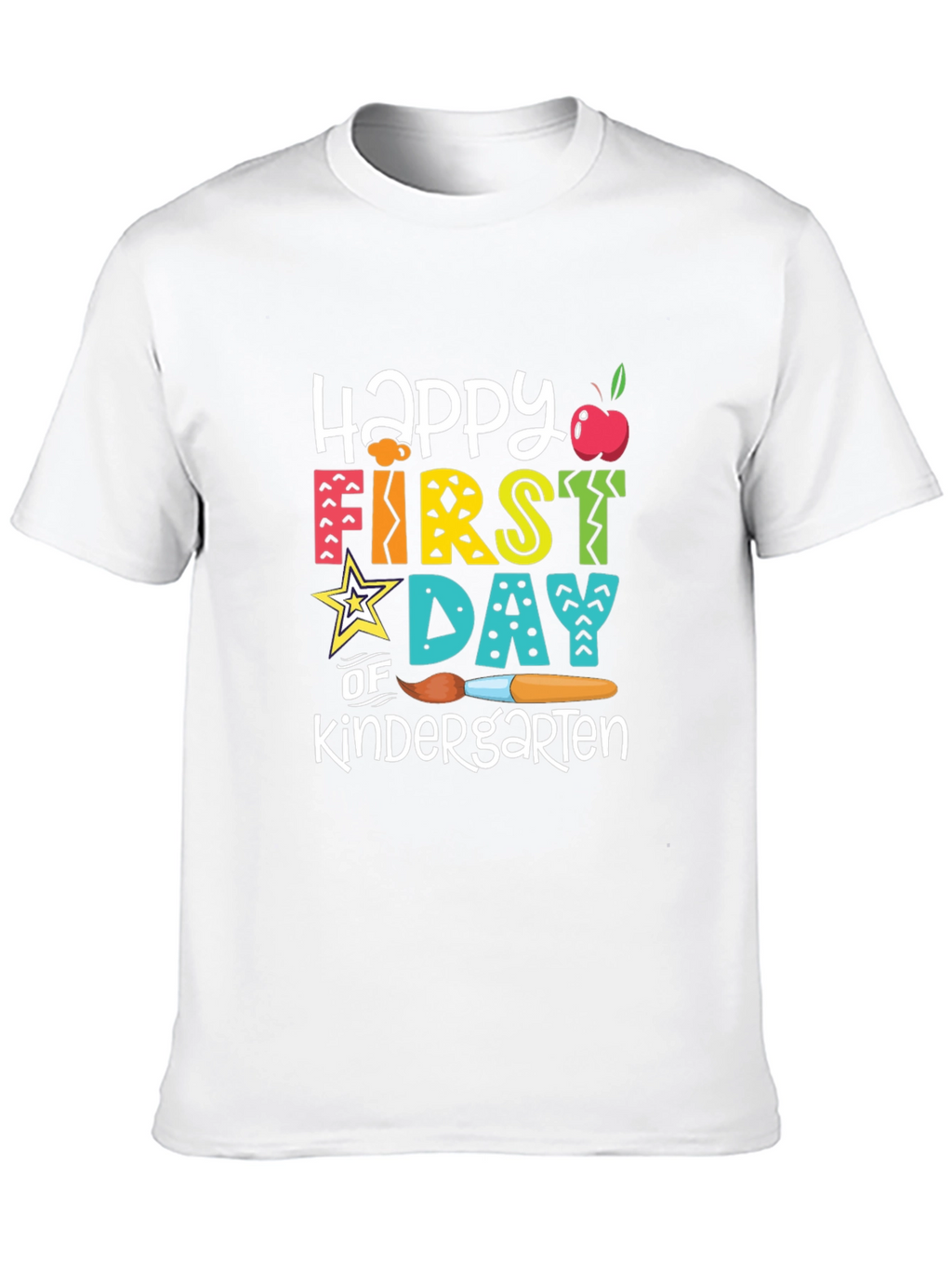 Happy First Day of Kindergarten Graphic T-Shirt