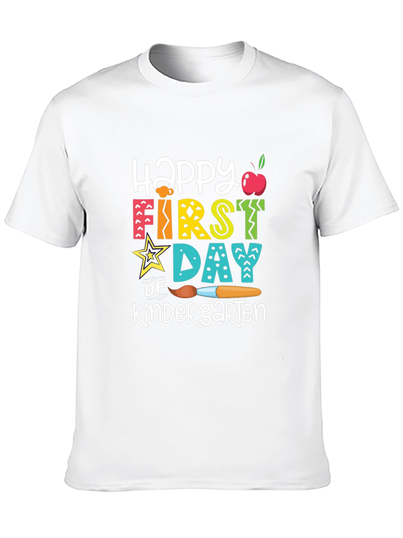 Happy First Day of Kindergarten Graphic T-Shirt