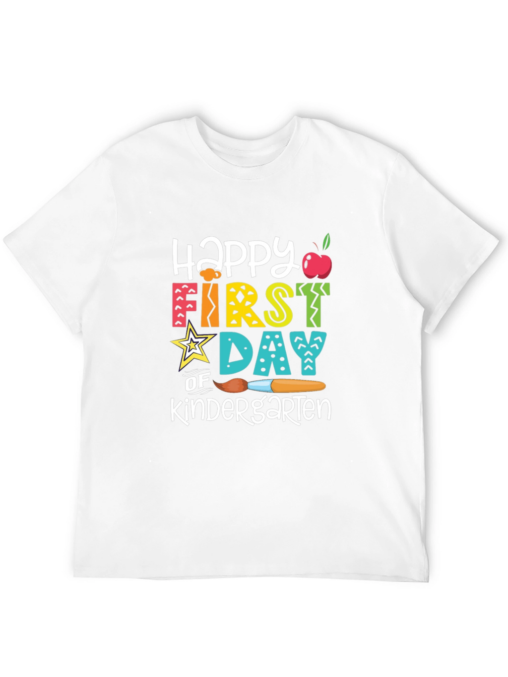 Happy First Day of Kindergarten Graphic T-Shirt