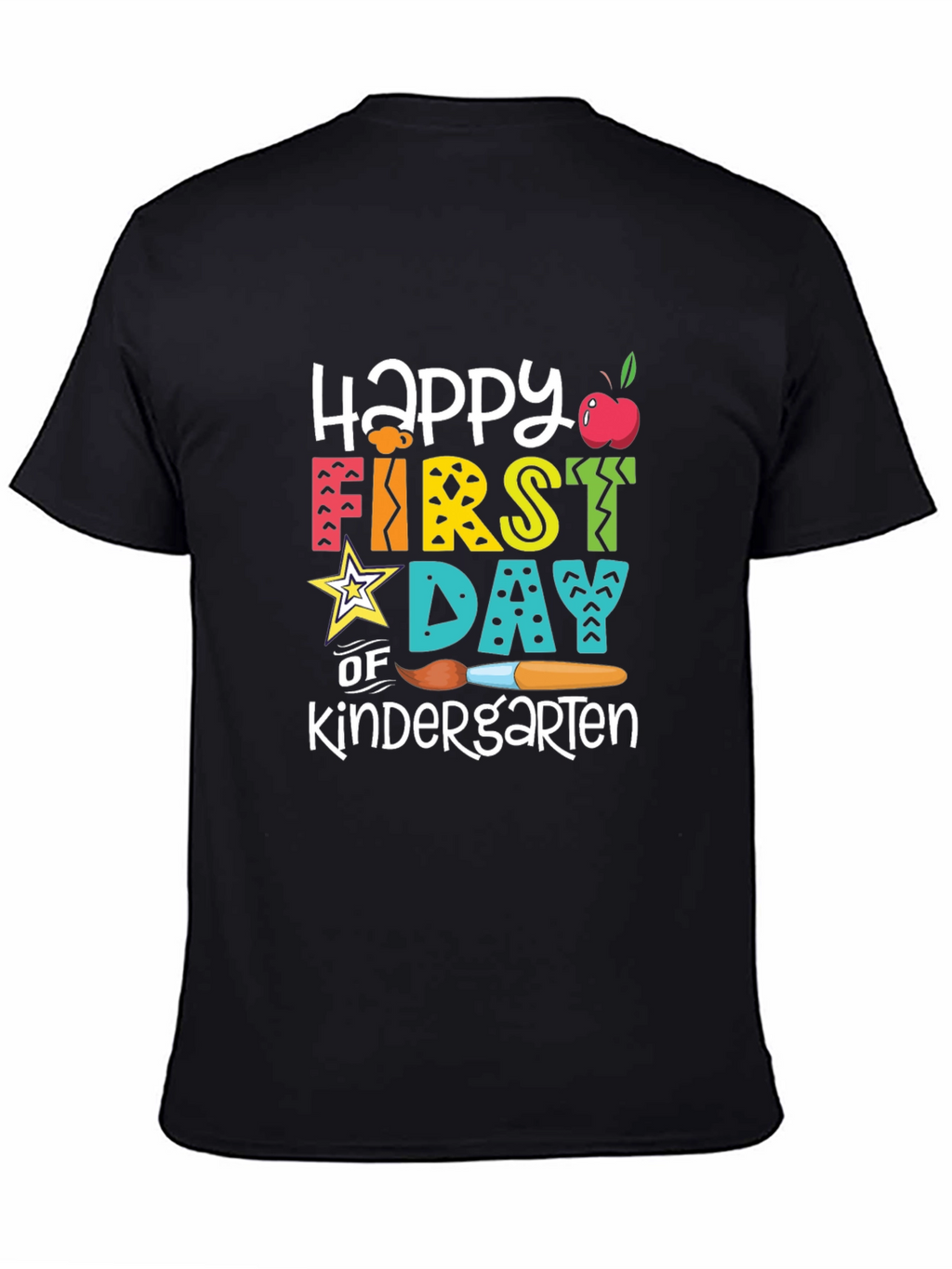 Happy First Day of Kindergarten Graphic T-Shirt