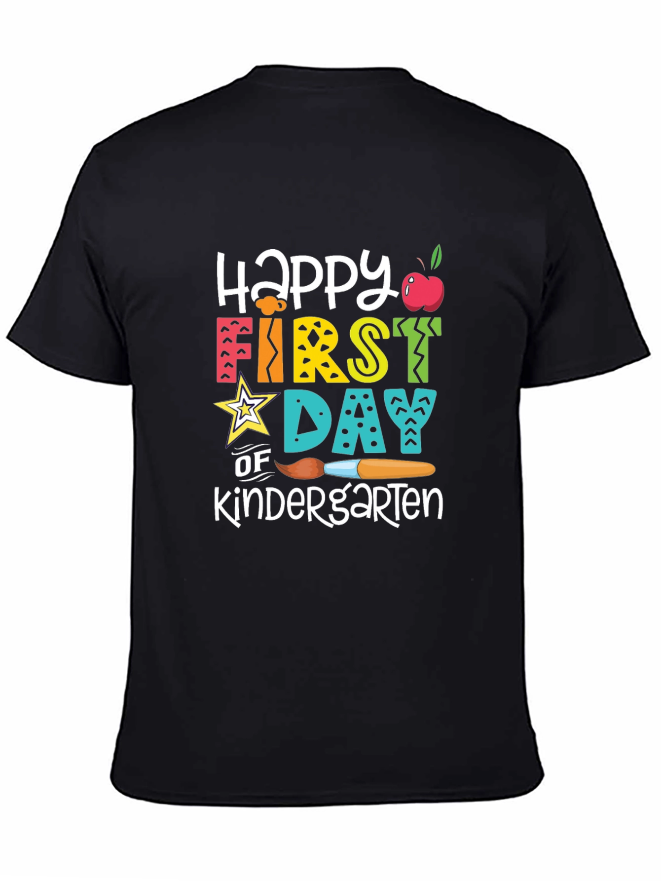 Happy First Day of Kindergarten Graphic T-Shirt