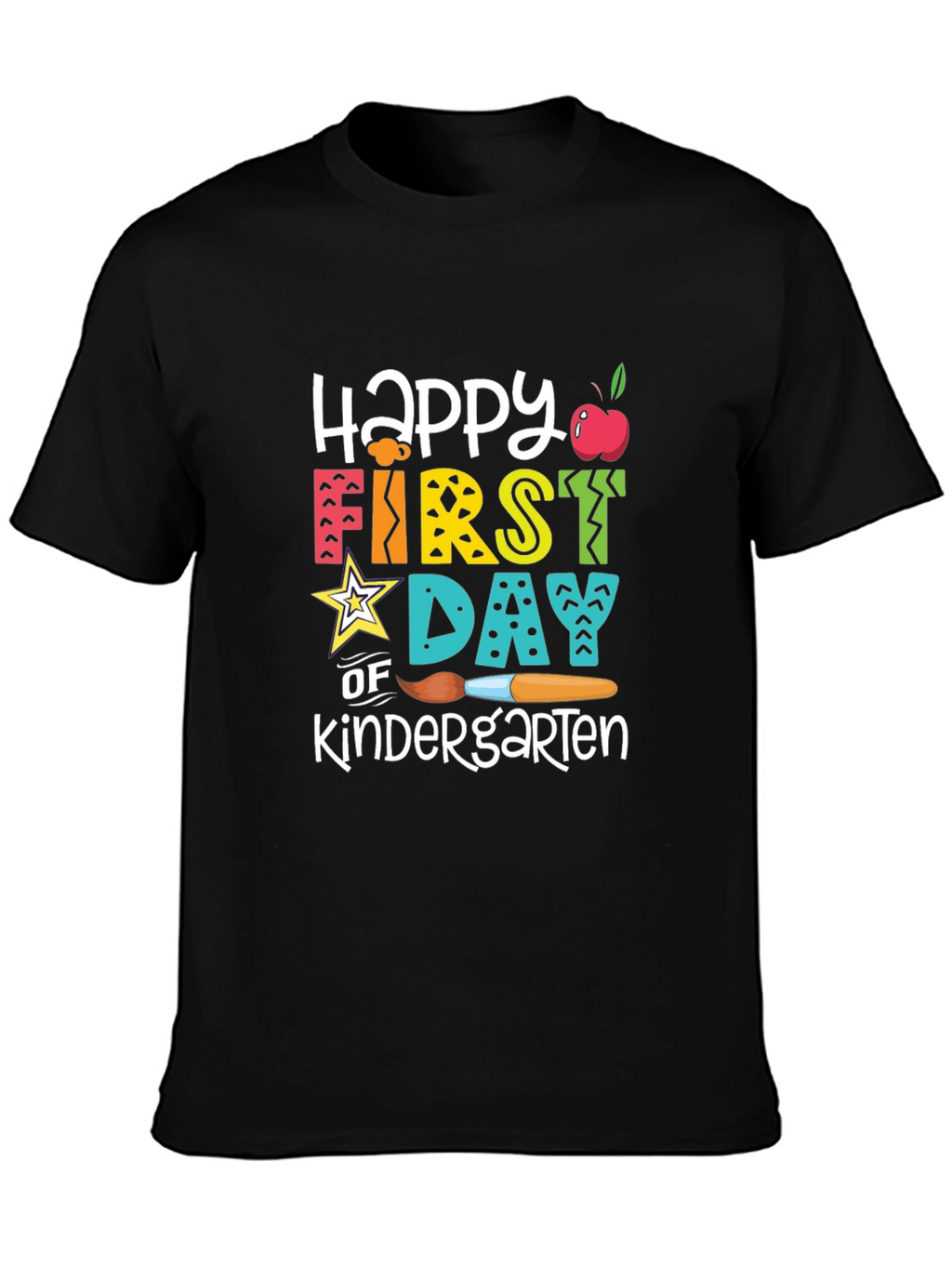 Happy First Day of Kindergarten Graphic T-Shirt