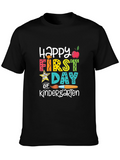 Happy First Day of Kindergarten Graphic T-Shirt