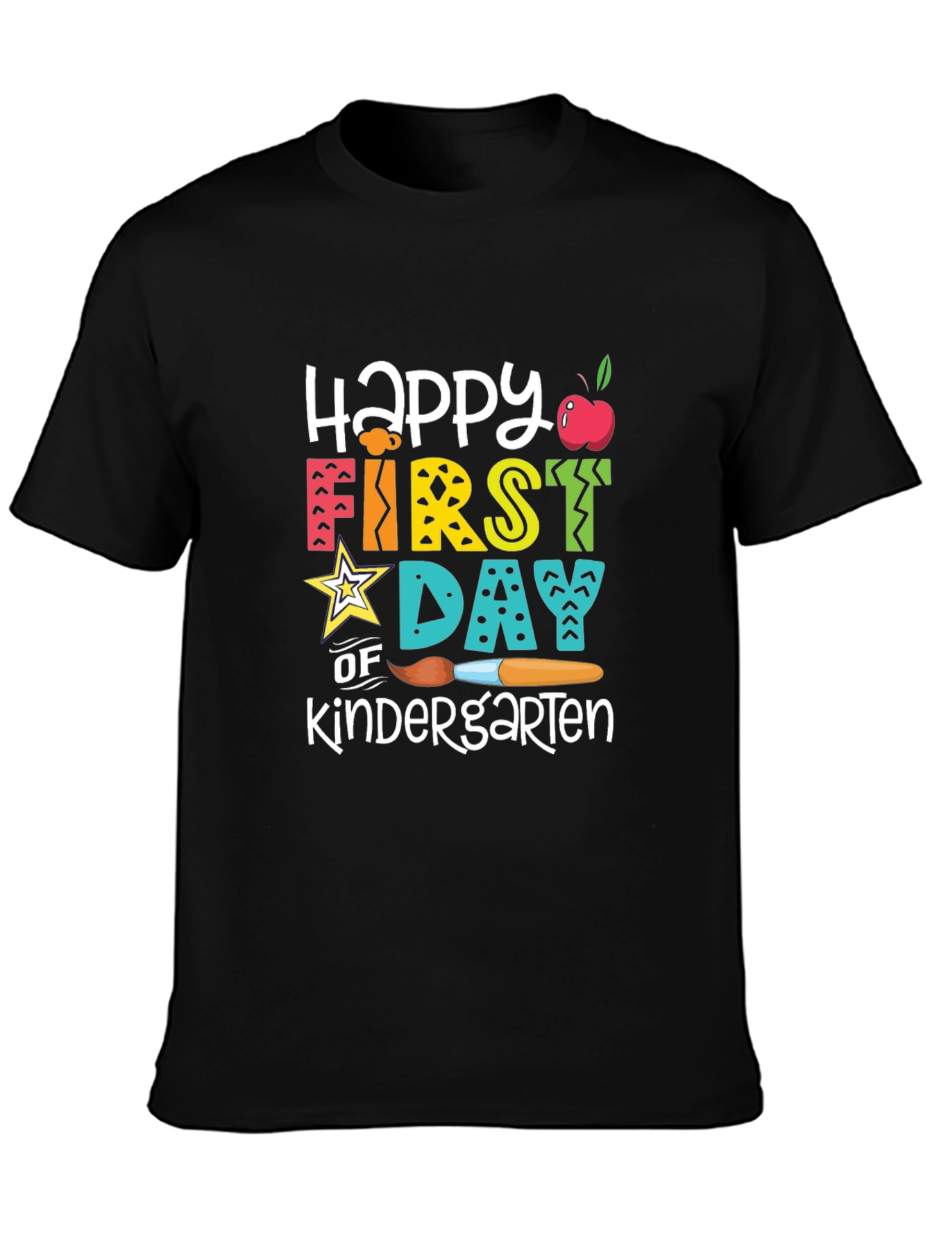 Happy First Day of Kindergarten Graphic T-Shirt