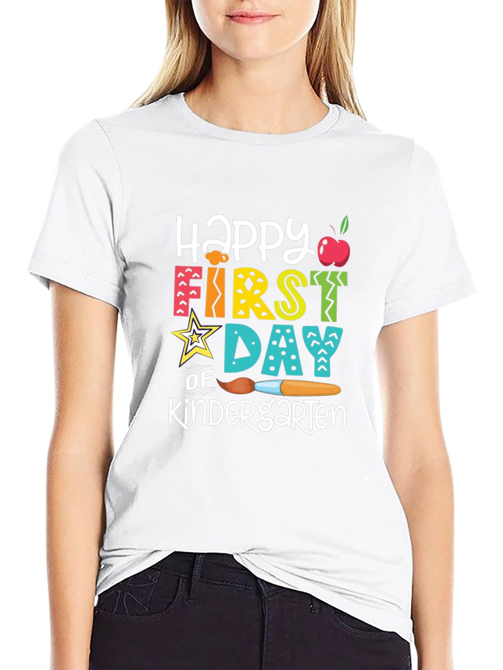 Happy First Day of Kindergarten Graphic T-Shirt