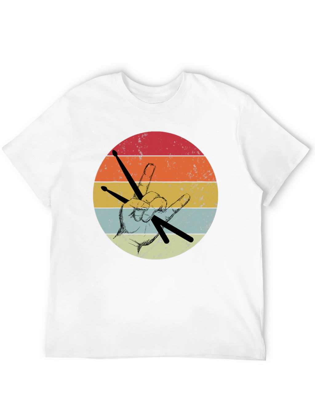Retro Drummer T-Shirt
