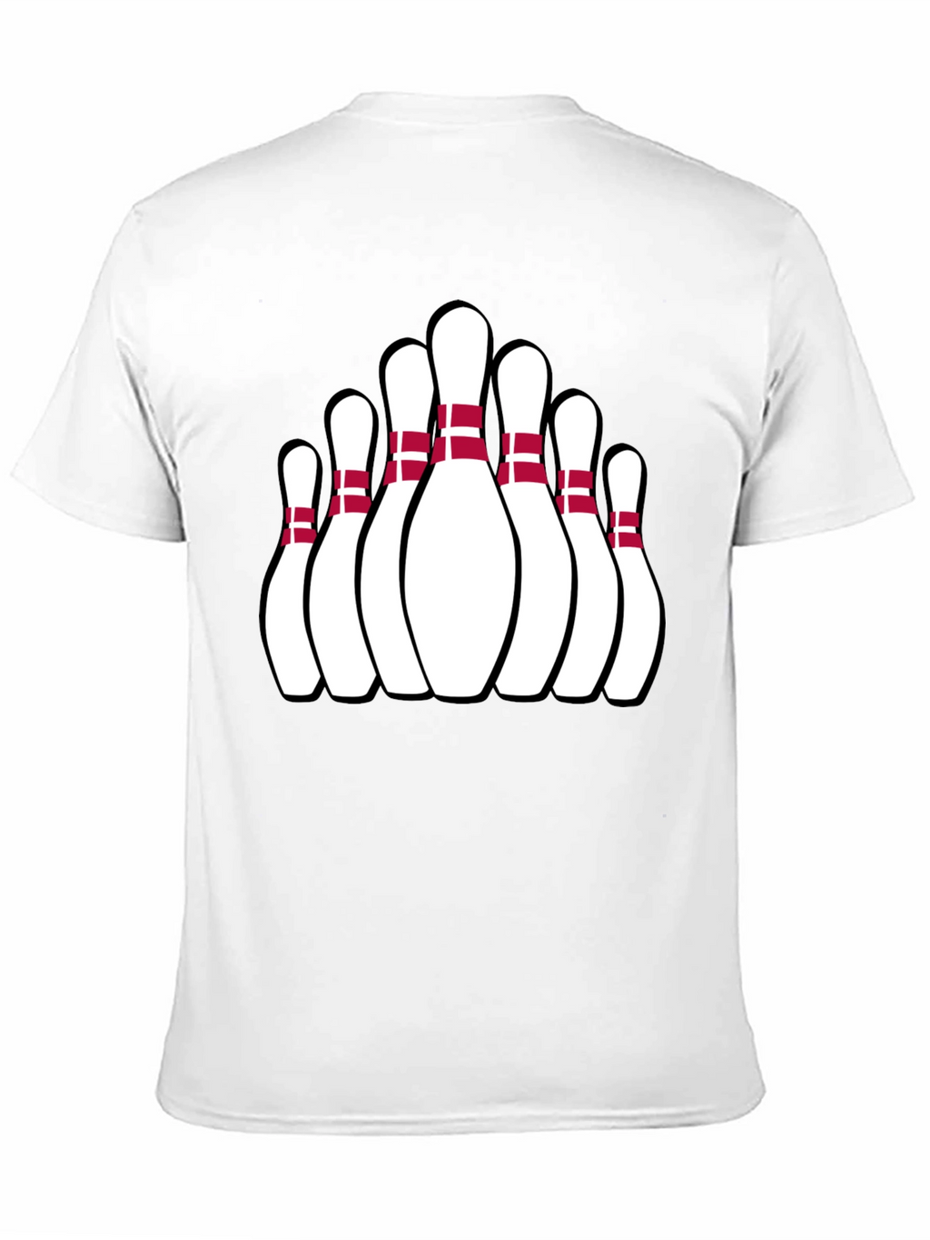 Bowling Pin Graphic Tee - Strike Style!
