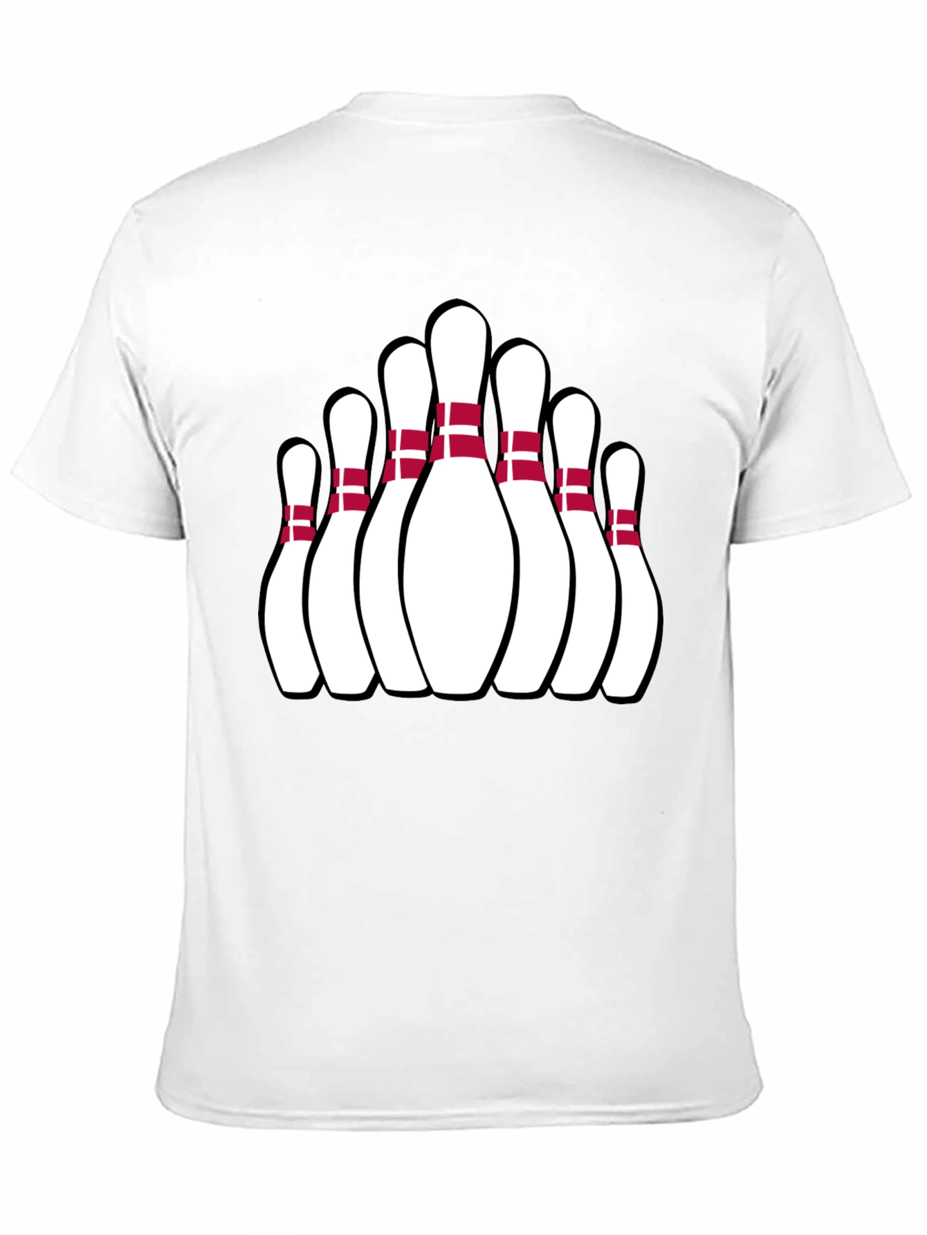 Bowling Pin Graphic Tee - Strike Style!