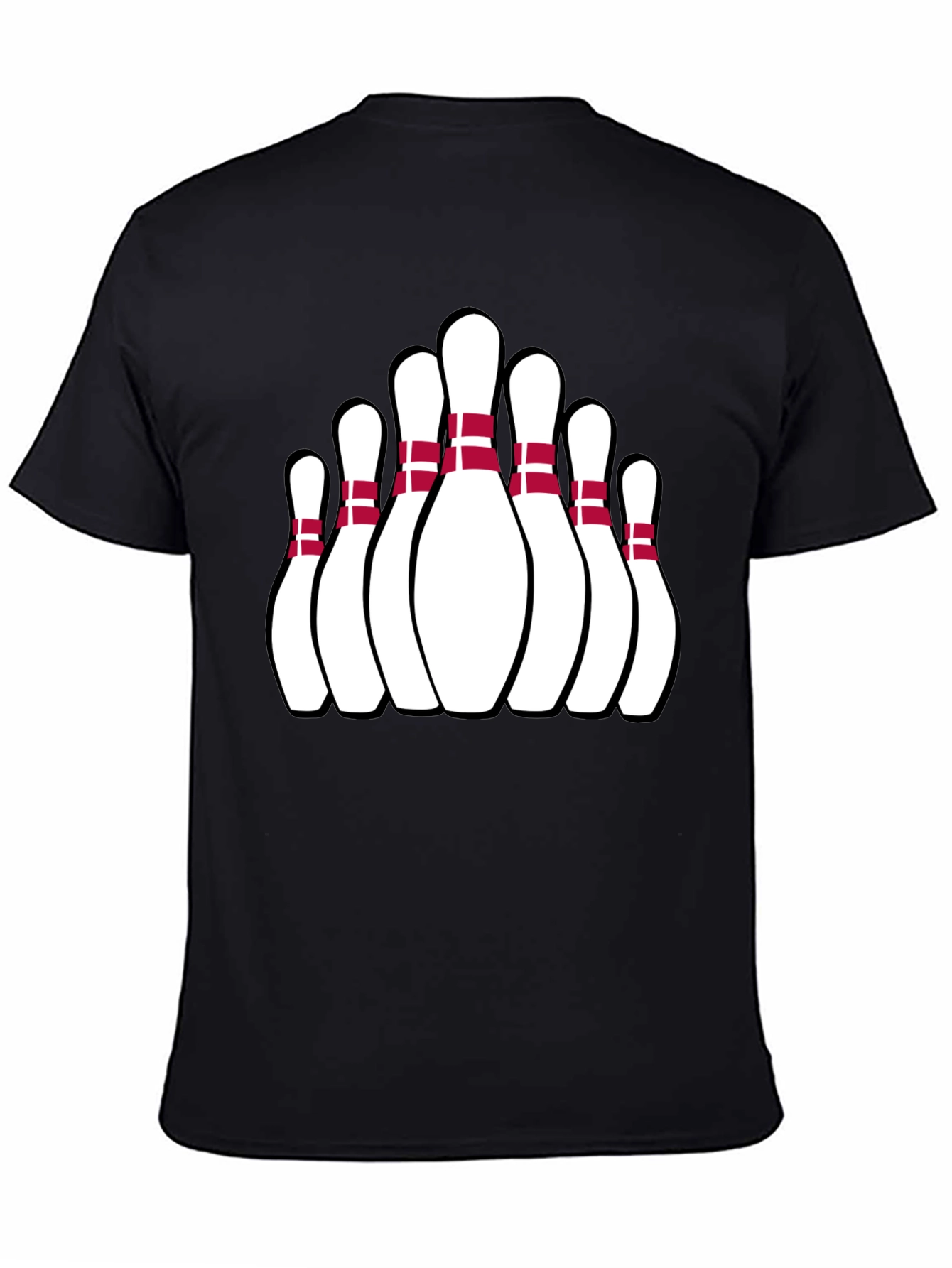 Bowling Pin Graphic Tee - Strike Style!