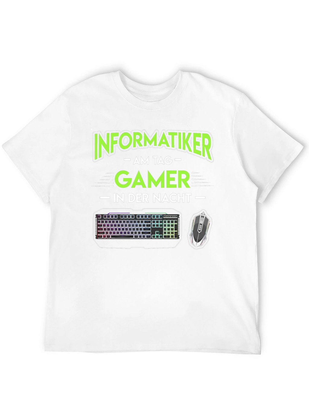 Informatiker Gamer T-Shirt - Day Coder Night Gamer