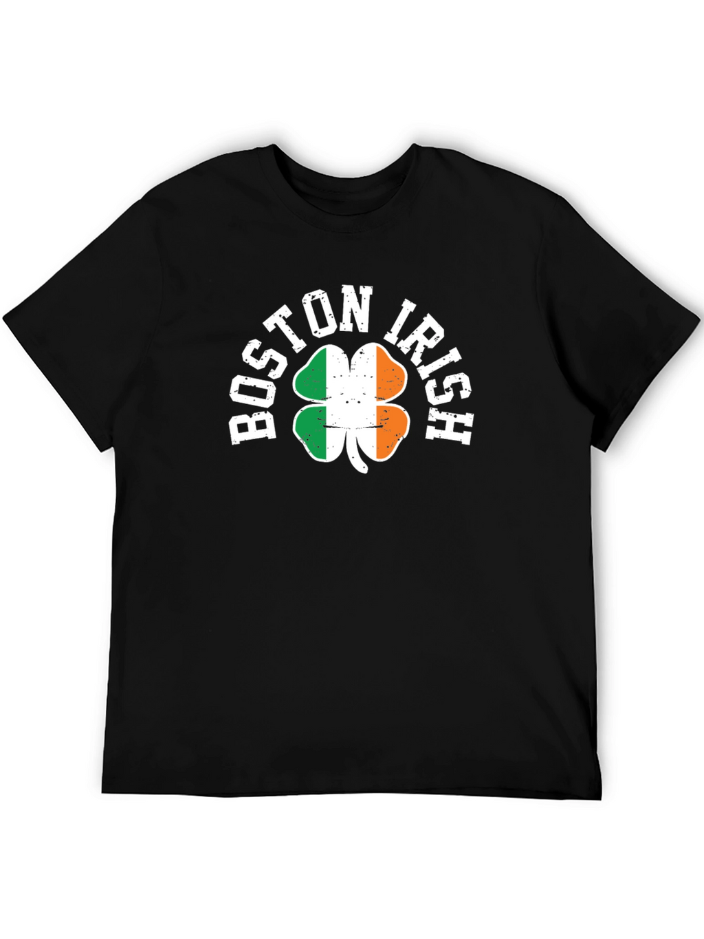 Boston Irish Shamrock Graphic T-Shirt