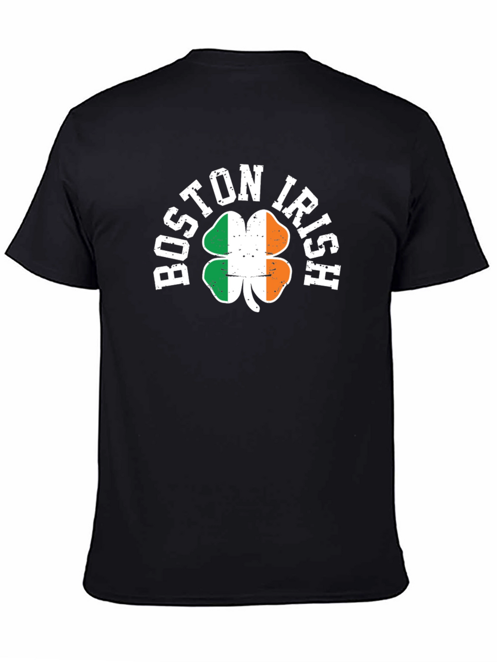 Boston Irish Shamrock Graphic T-Shirt