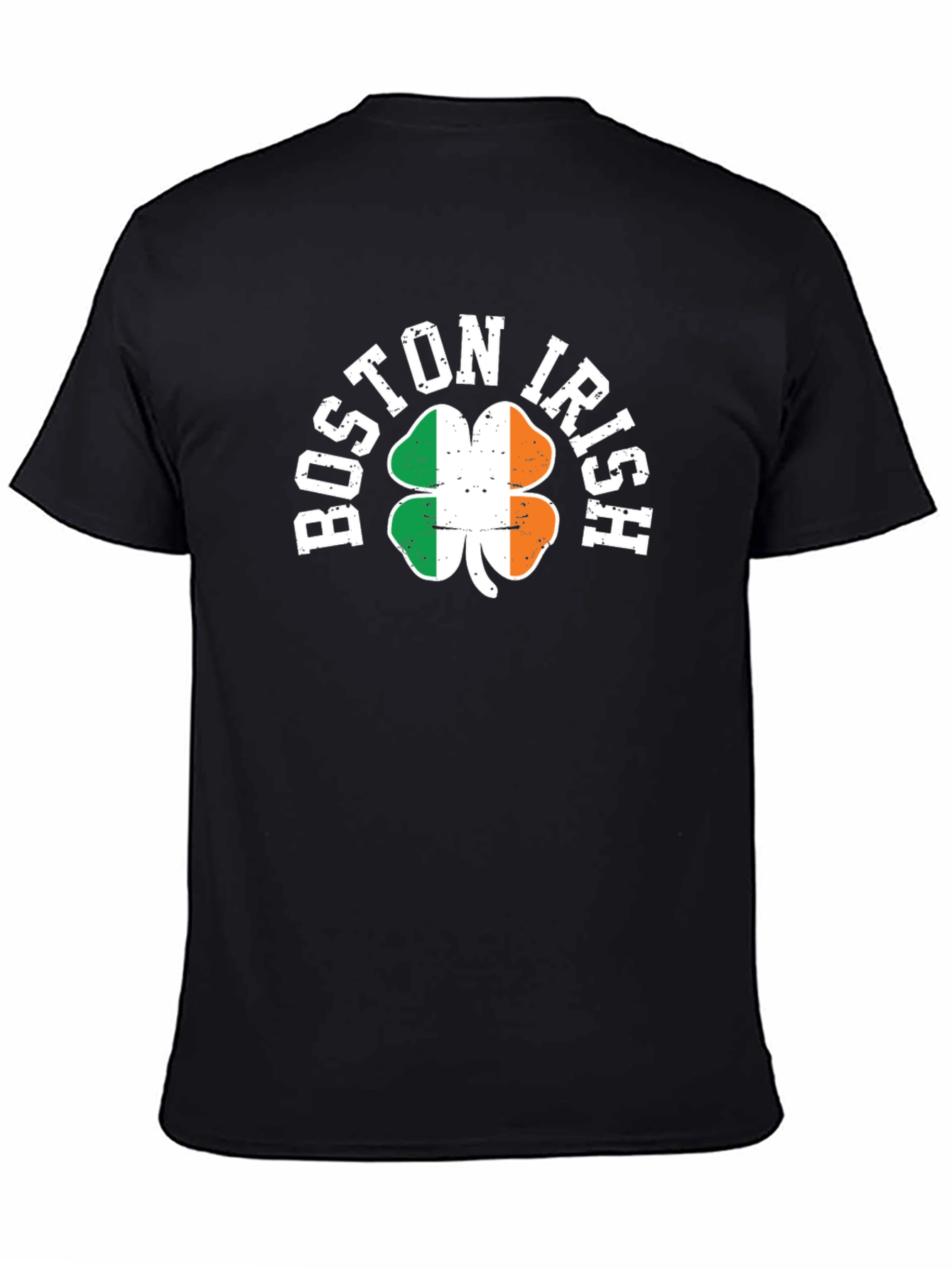 Boston Irish Shamrock Graphic T-Shirt