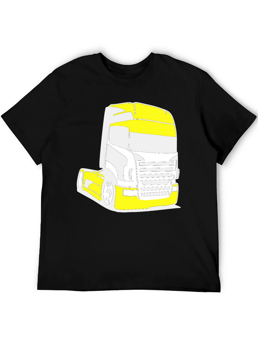 Truck Graphic Tee - Black Cotton Blend