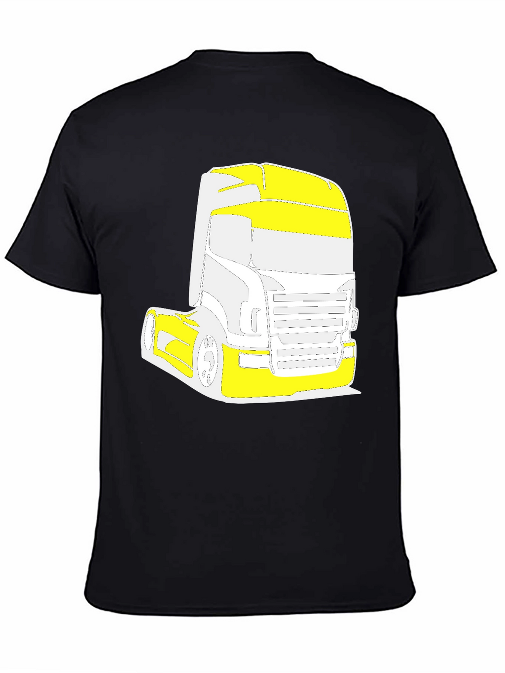 Truck Graphic Tee - Black Cotton Blend