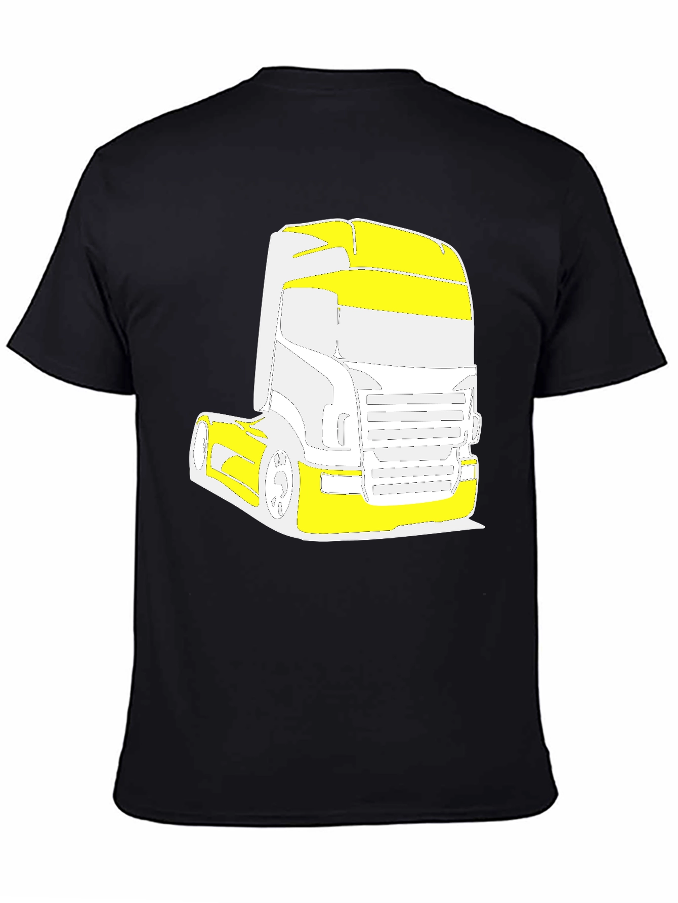 Truck Graphic Tee - Black Cotton Blend