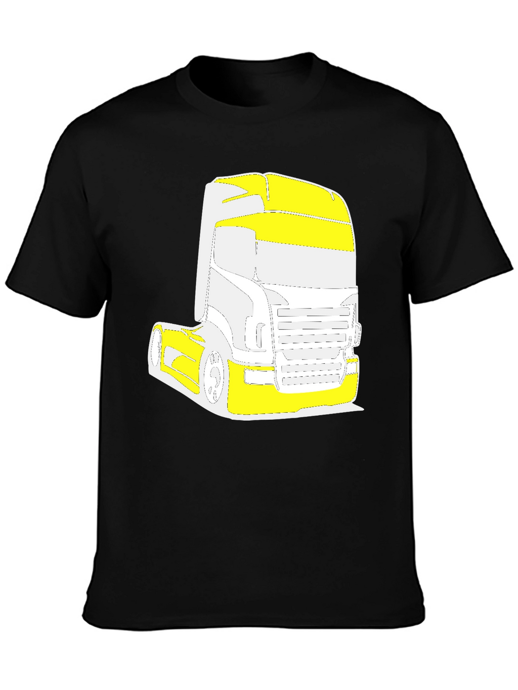 Truck Graphic Tee - Black Cotton Blend