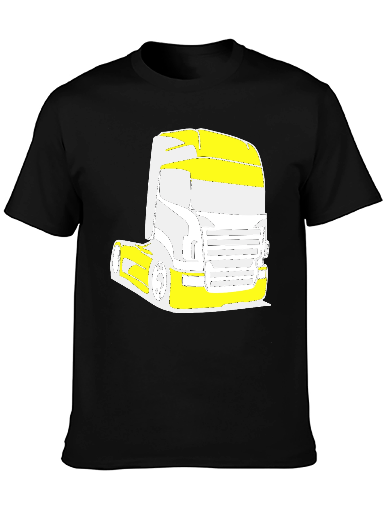Truck Graphic Tee - Black Cotton Blend