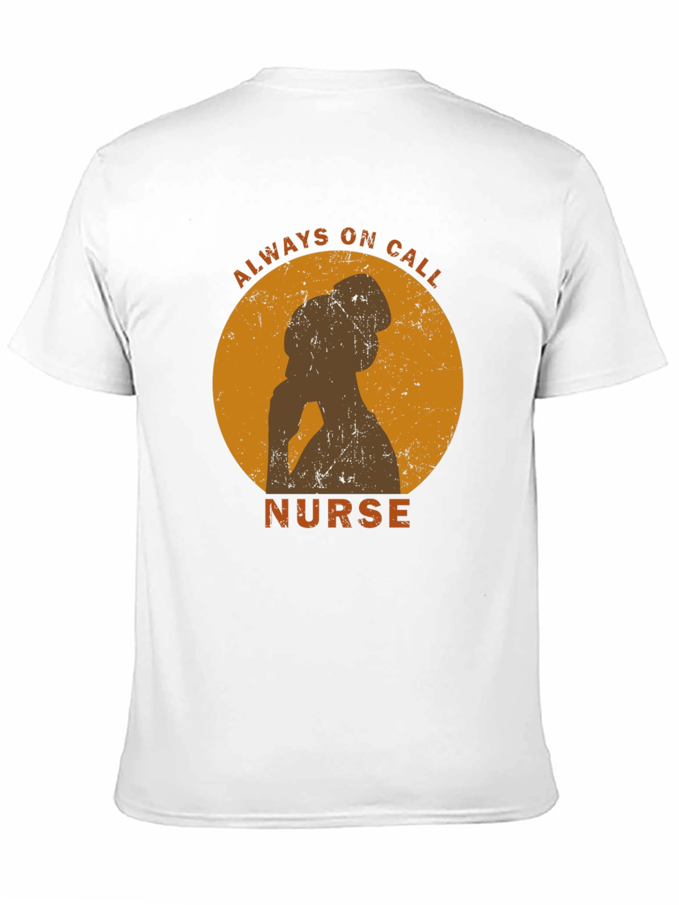 Always On Call Nurse Graphic Tee - Black