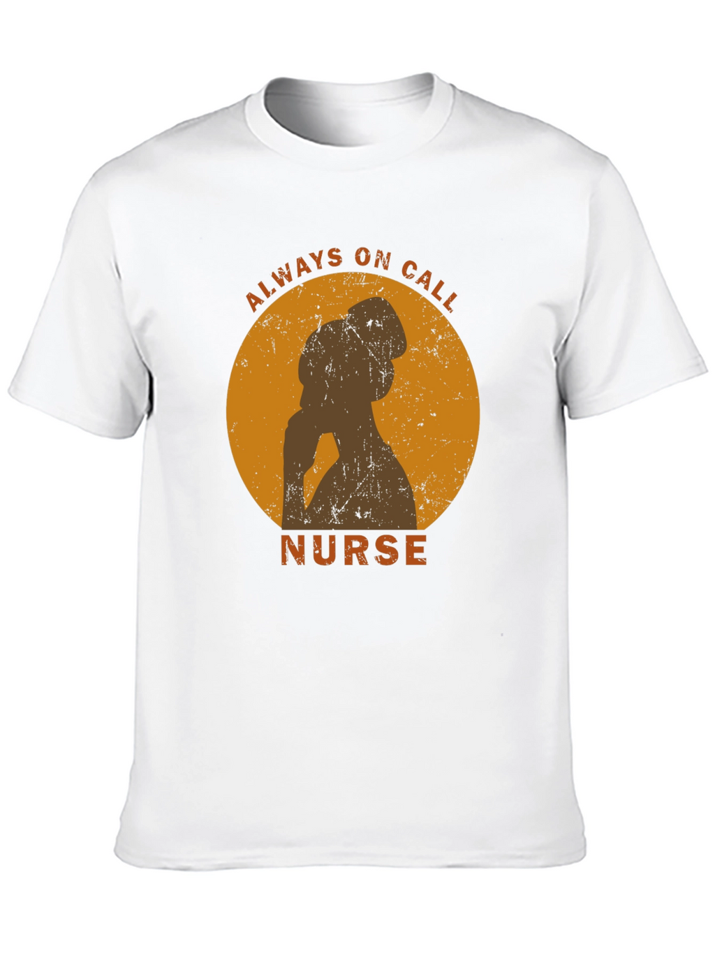 Always On Call Nurse Graphic Tee - Black