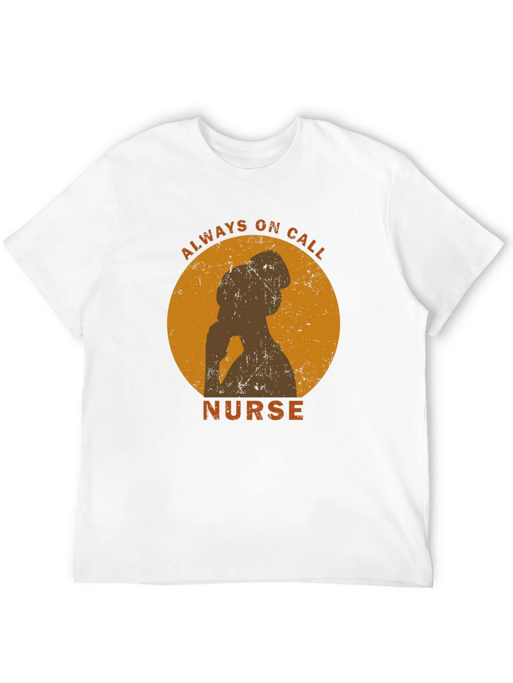 Always On Call Nurse Graphic Tee - Black