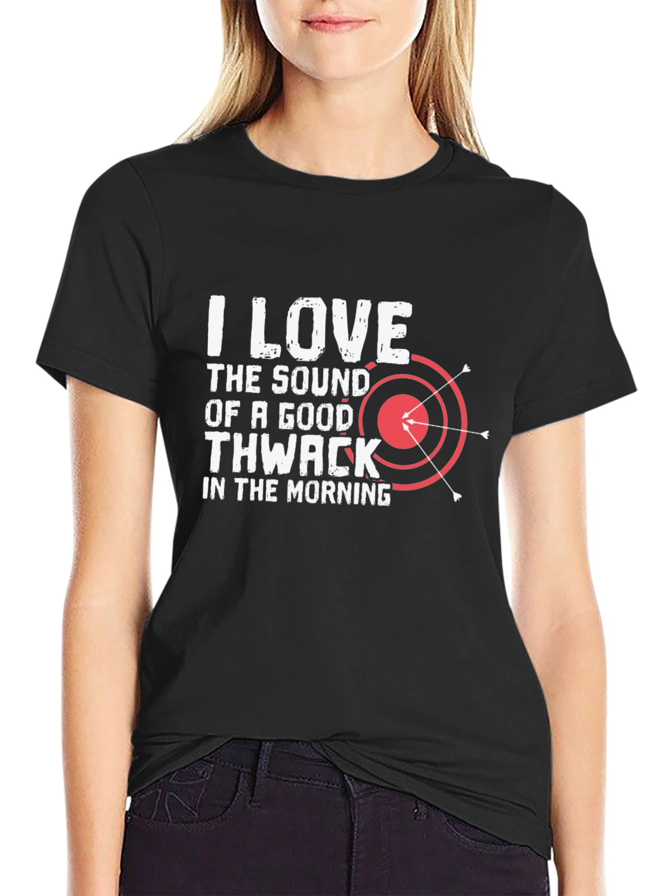 I Love Thwack T-Shirt - Archery Humor