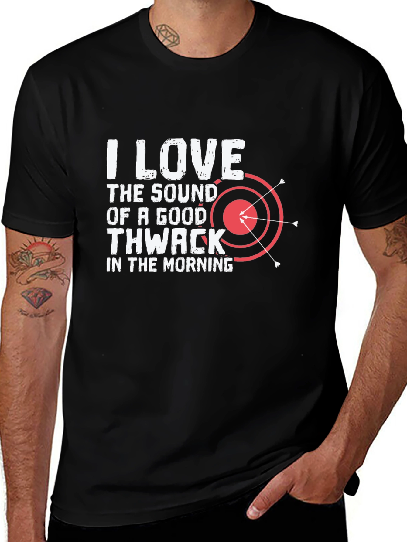 I Love Thwack T-Shirt - Archery Humor