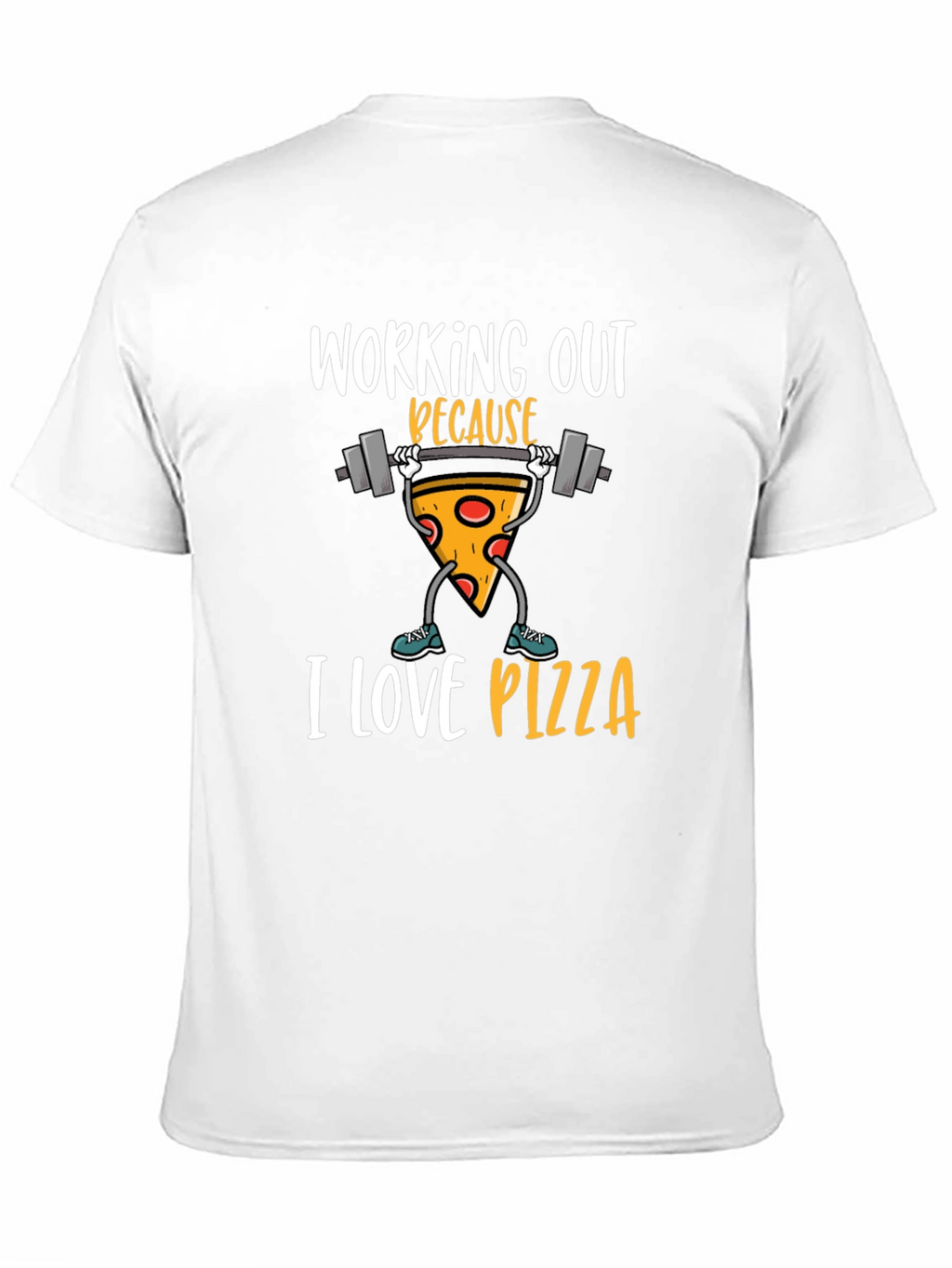 Funny Pizza Workout Graphic Tee