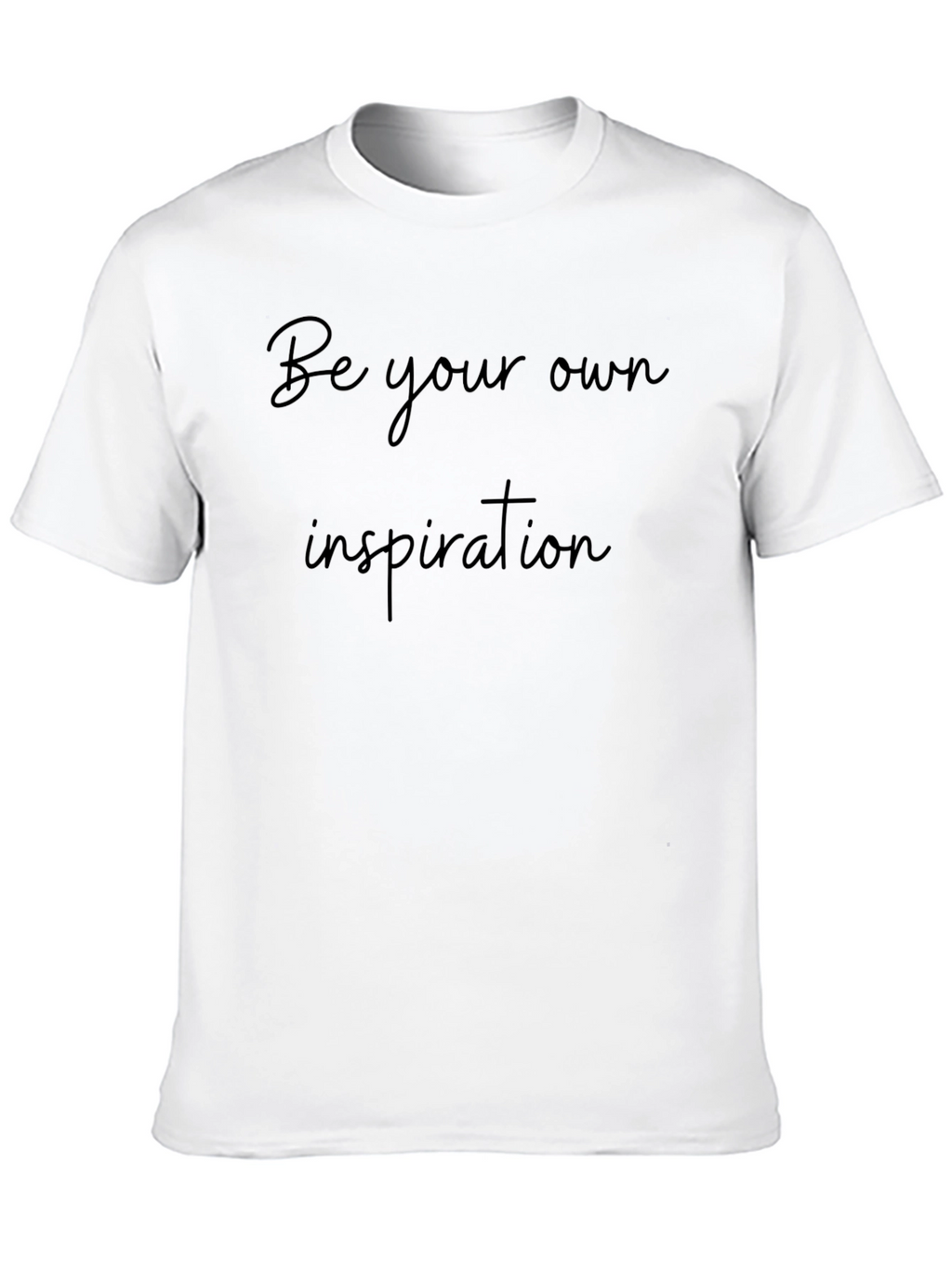 Be Your Own Inspiration Black Graphic Tee