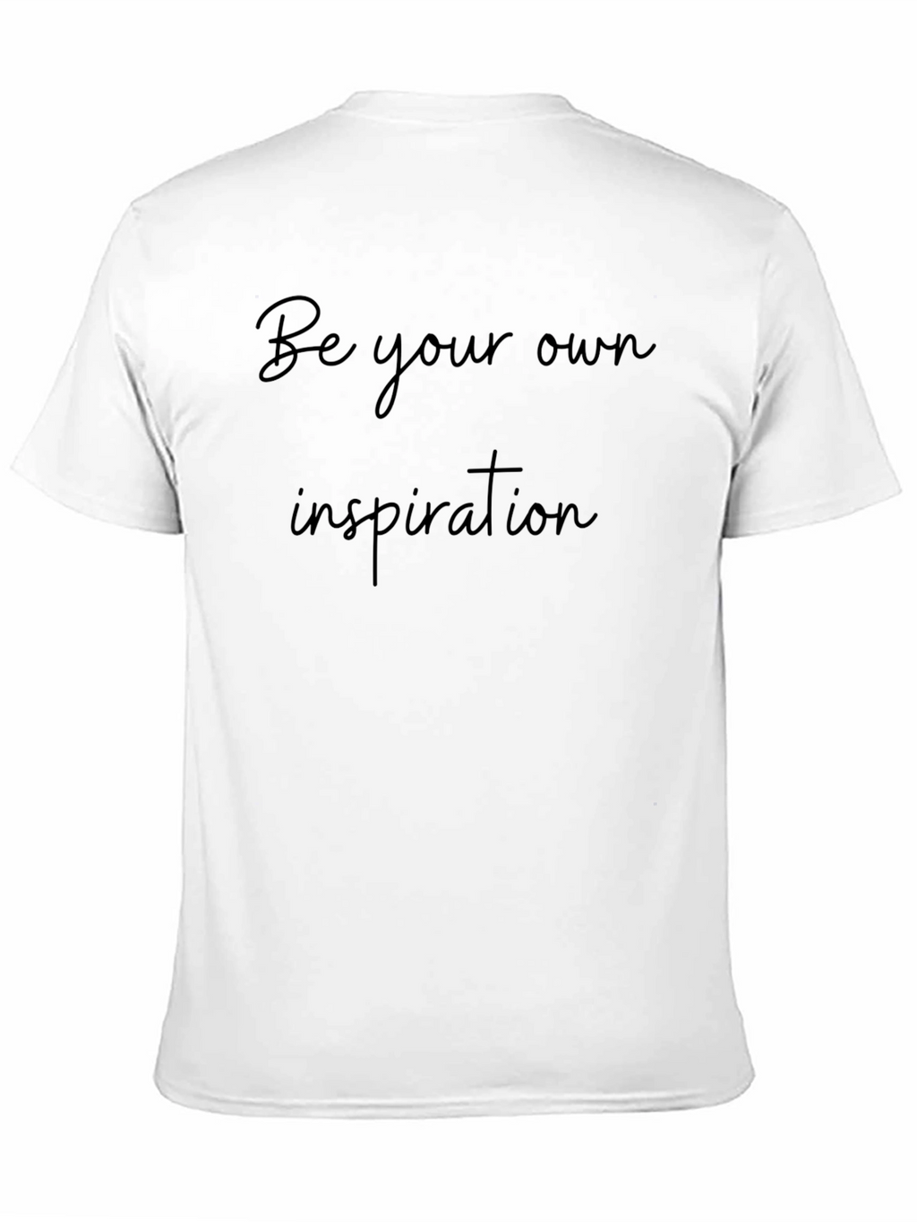 Be Your Own Inspiration Black Graphic Tee