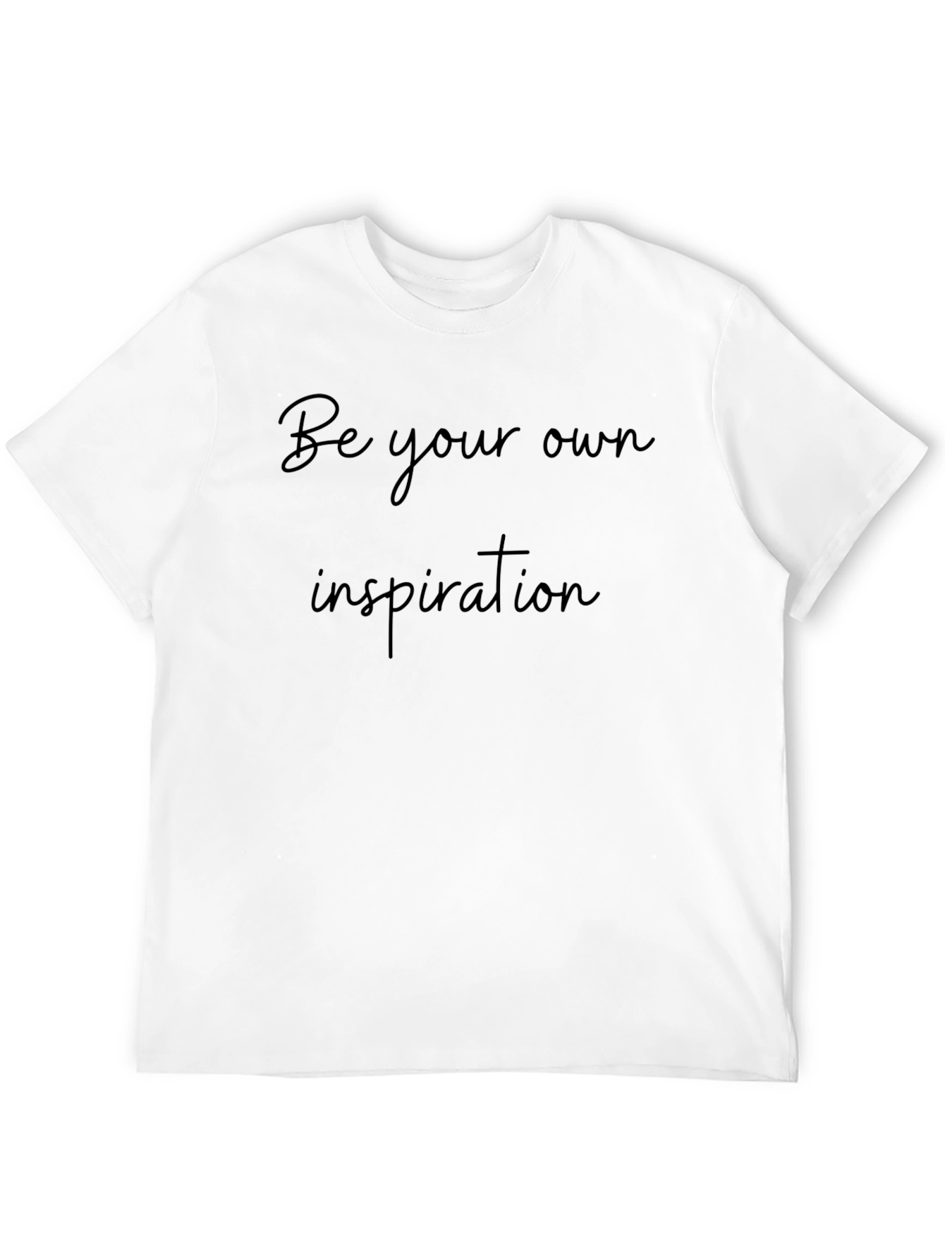 Be Your Own Inspiration Black Graphic Tee