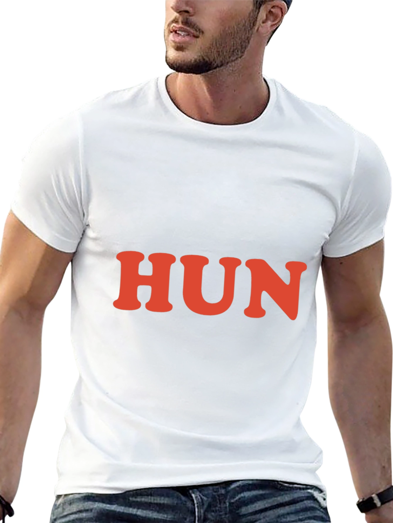 Hun Graphic Tee - Retro Style
