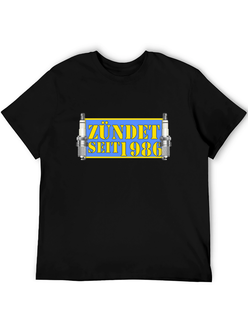 Zündet Seit 1986 Black Graphic Tee