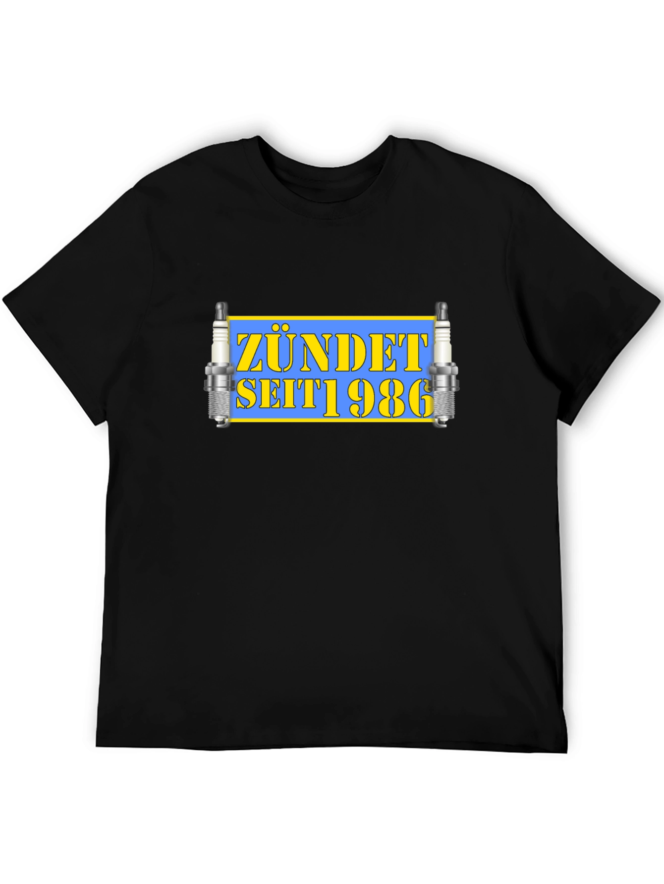 Zündet Seit 1986 Black Graphic Tee
