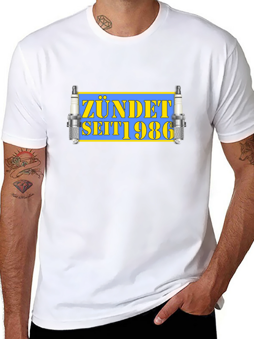 Zündet Seit 1986 Black Graphic Tee