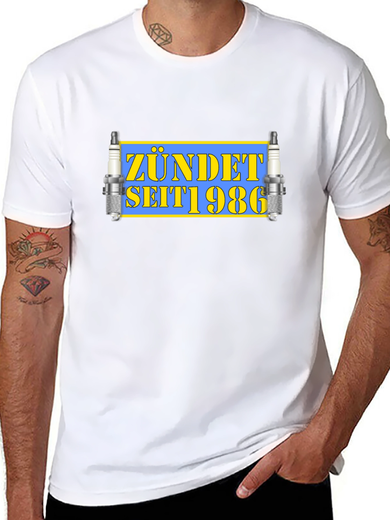 Zündet Seit 1986 Black Graphic Tee