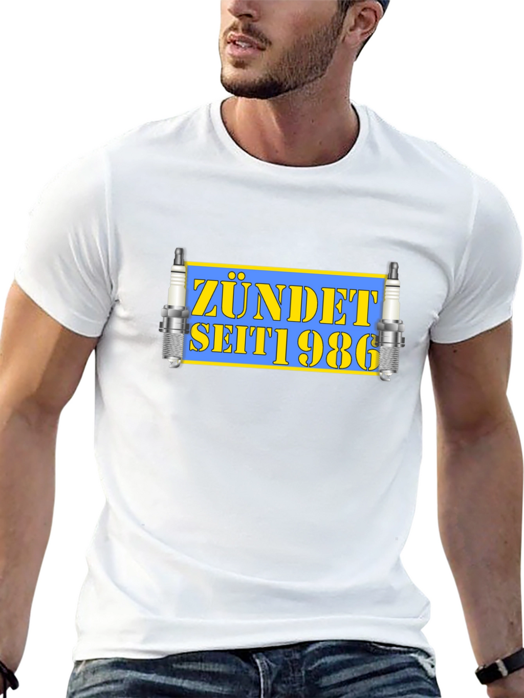 Zündet Seit 1986 Black Graphic Tee