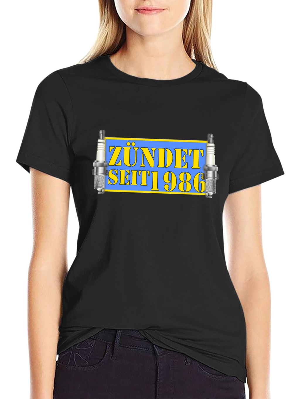 Zündet Seit 1986 Black Graphic Tee