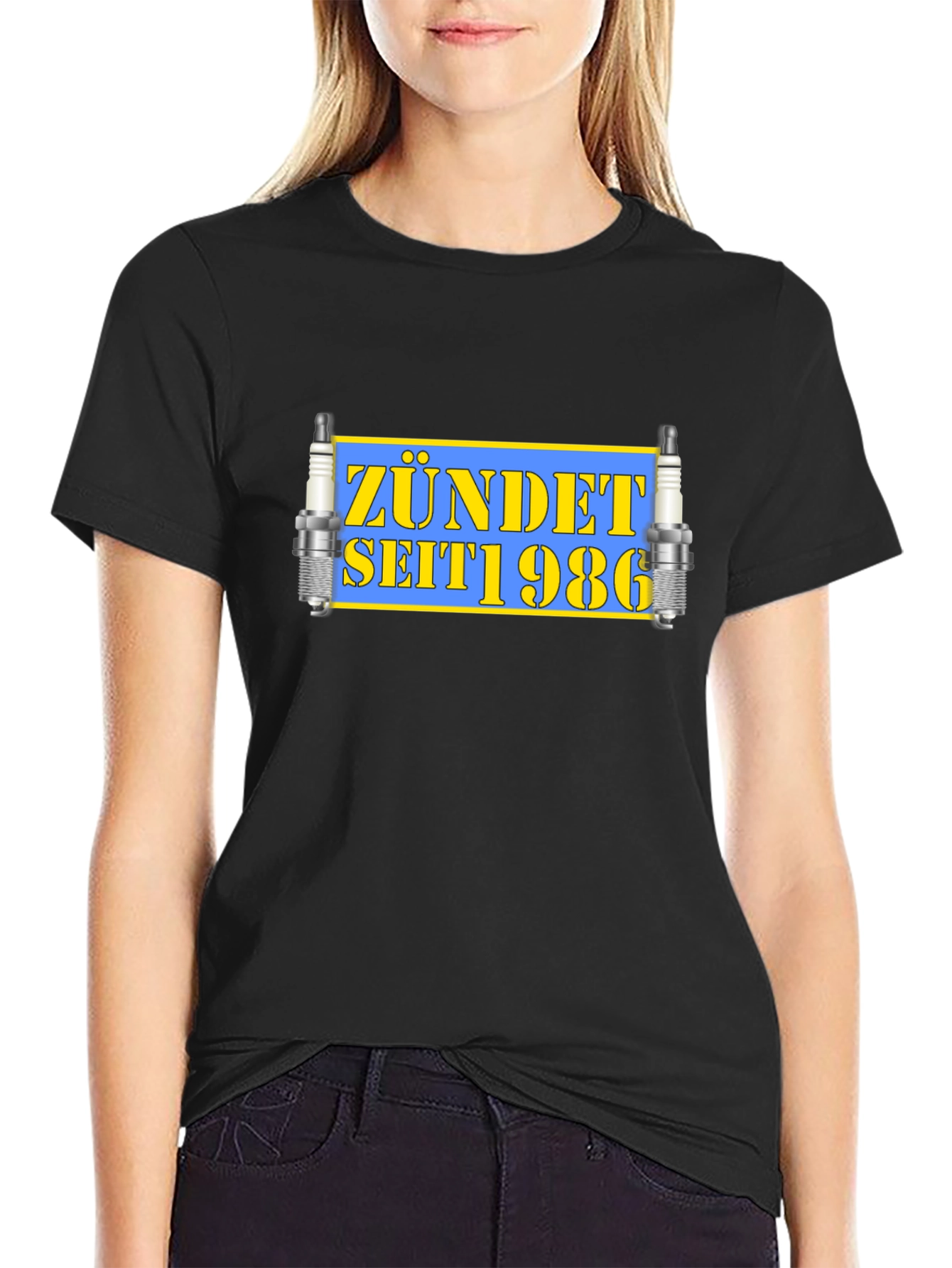 Zündet Seit 1986 Black Graphic Tee