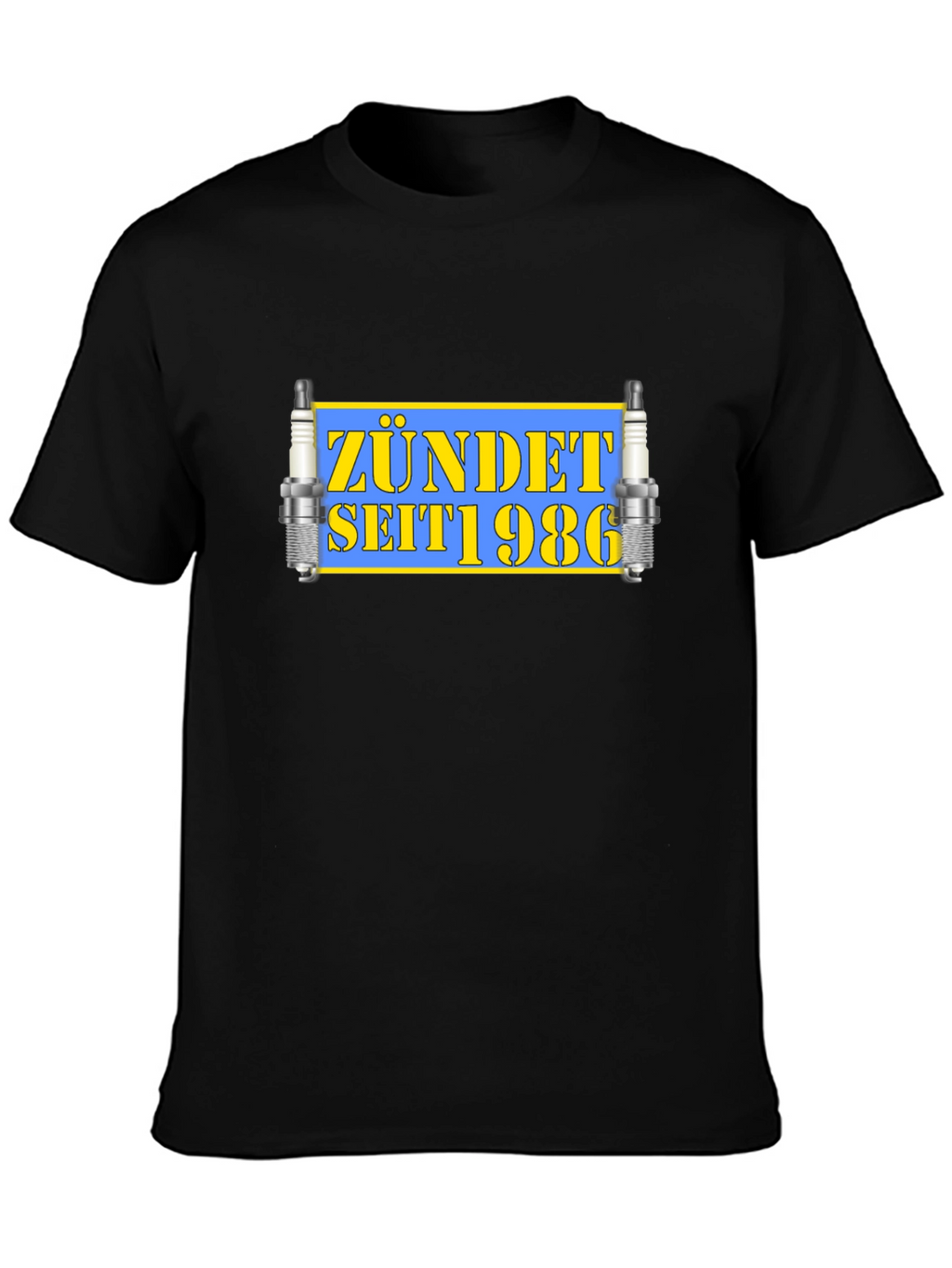 Zündet Seit 1986 Black Graphic Tee