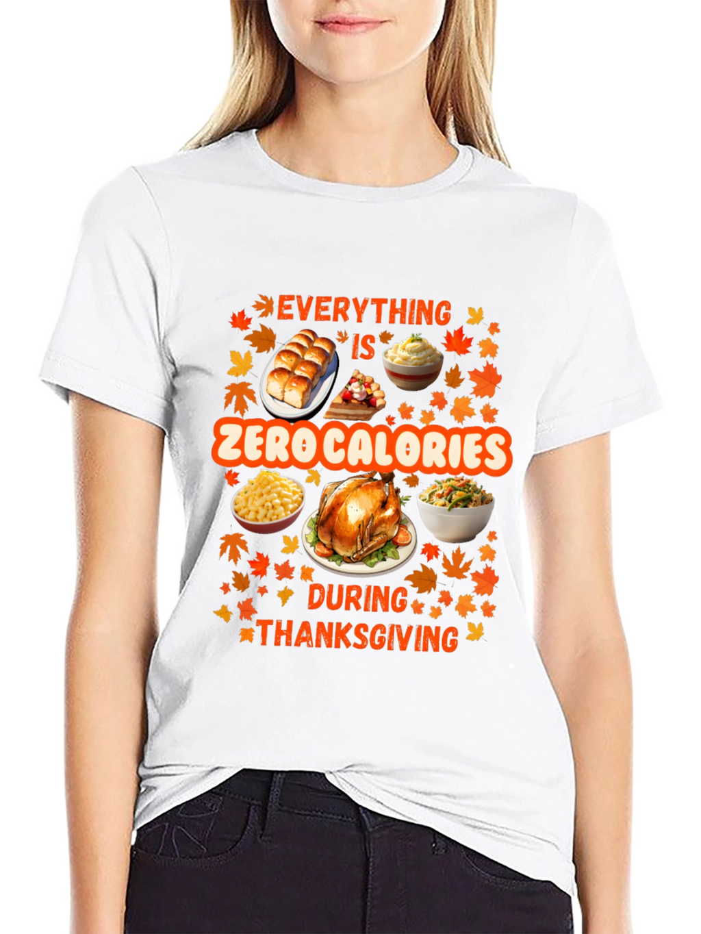 Thanksgiving Zero Calories T-Shirt