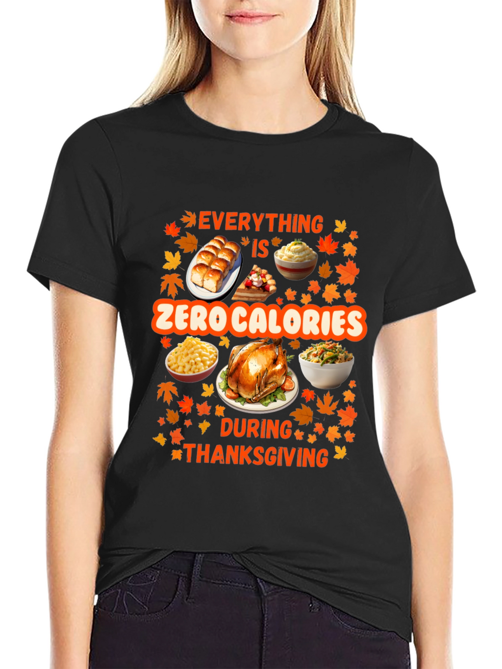 Thanksgiving Zero Calories T-Shirt