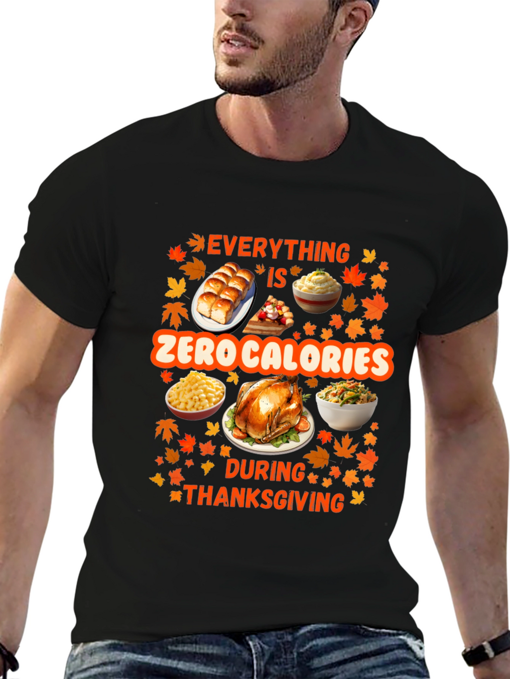 Thanksgiving Zero Calories T-Shirt