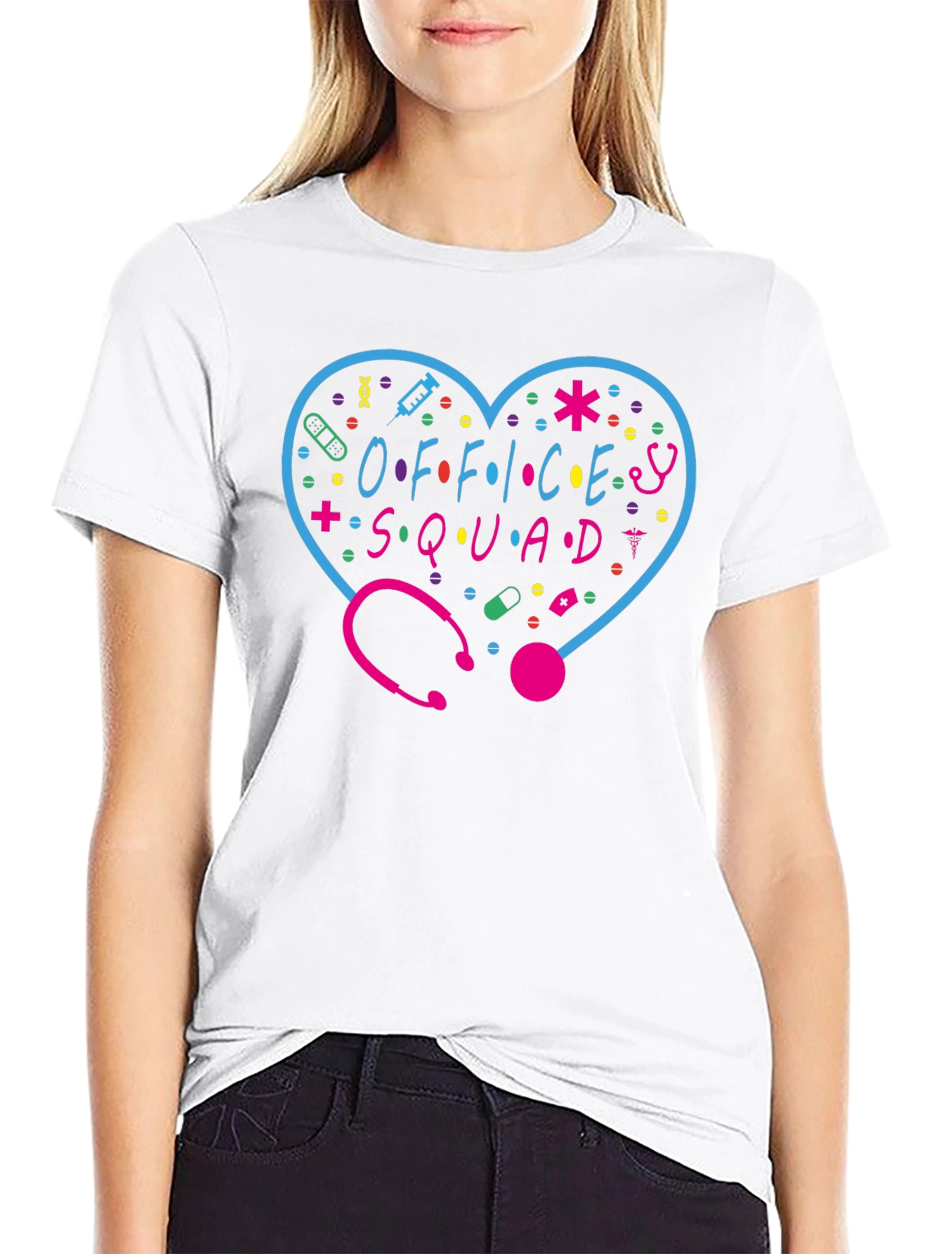 Office Squad T-Shirt - Medical Team Apparel