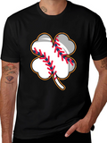 Baseball Shamrock T-Shirt St. Patricks Day