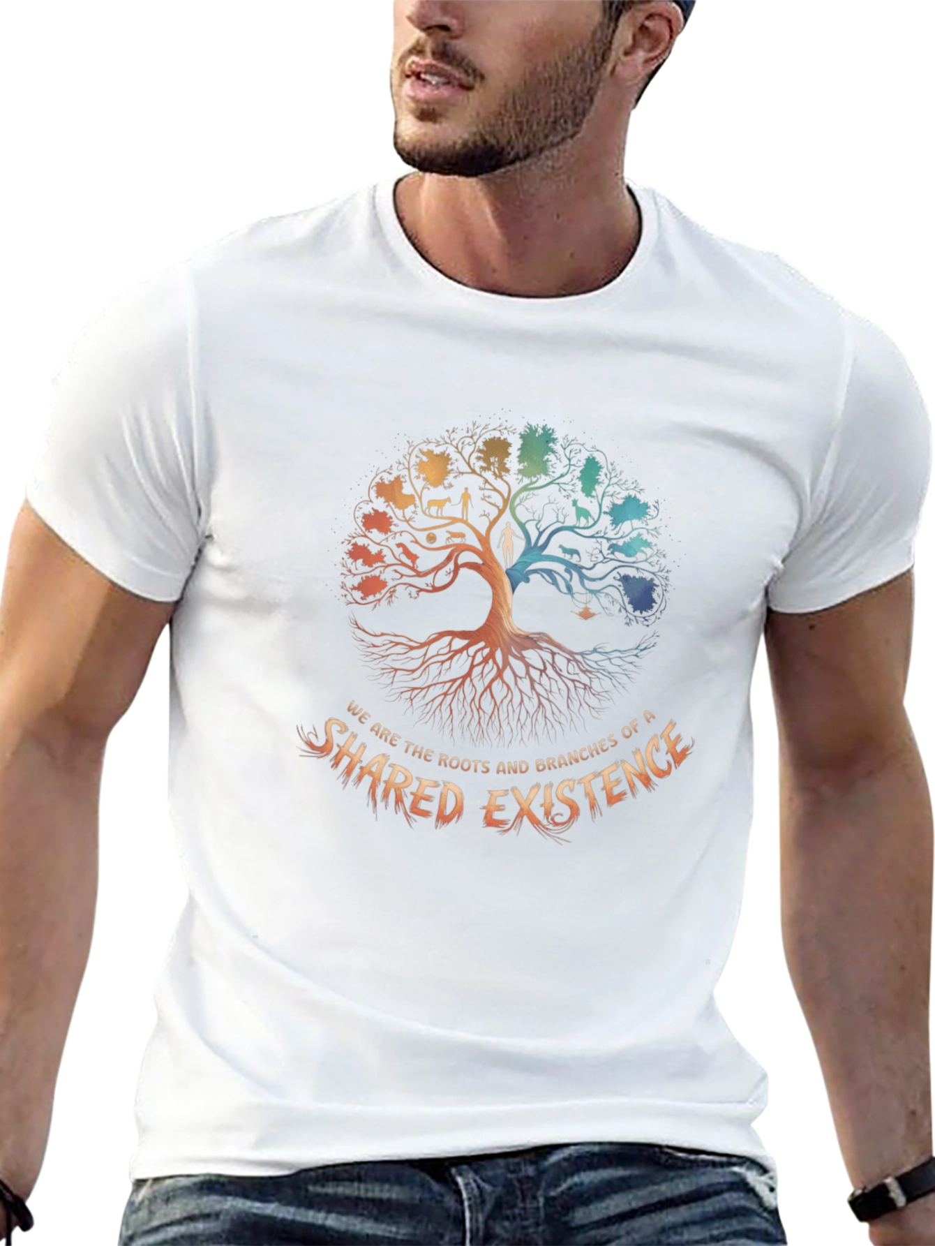 Shared Existence Tree Graphic T-Shirt
