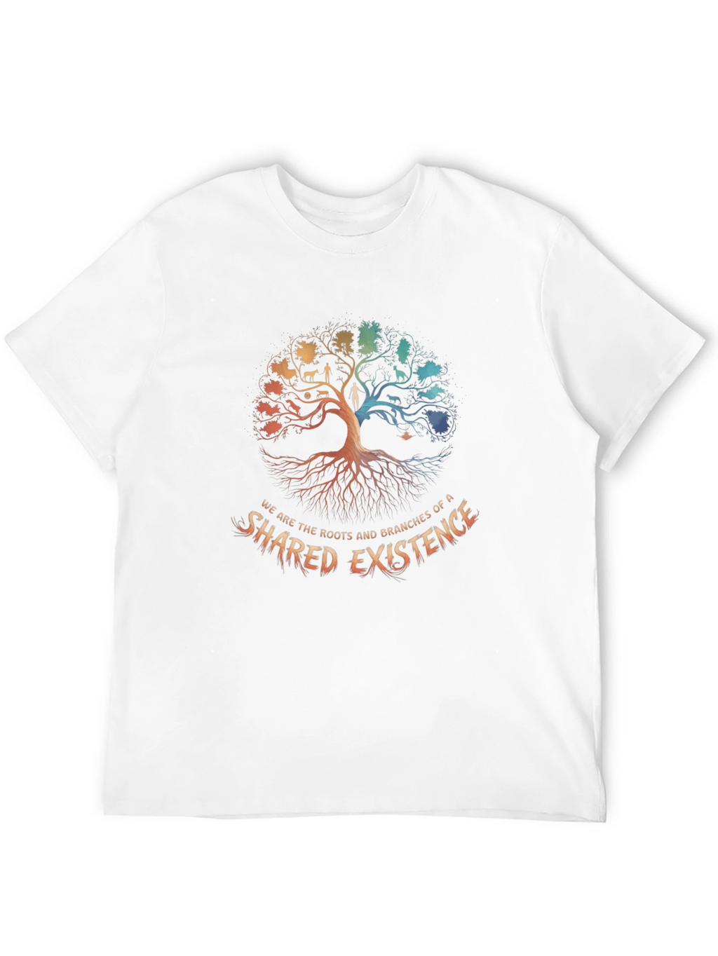 Shared Existence Tree Graphic T-Shirt