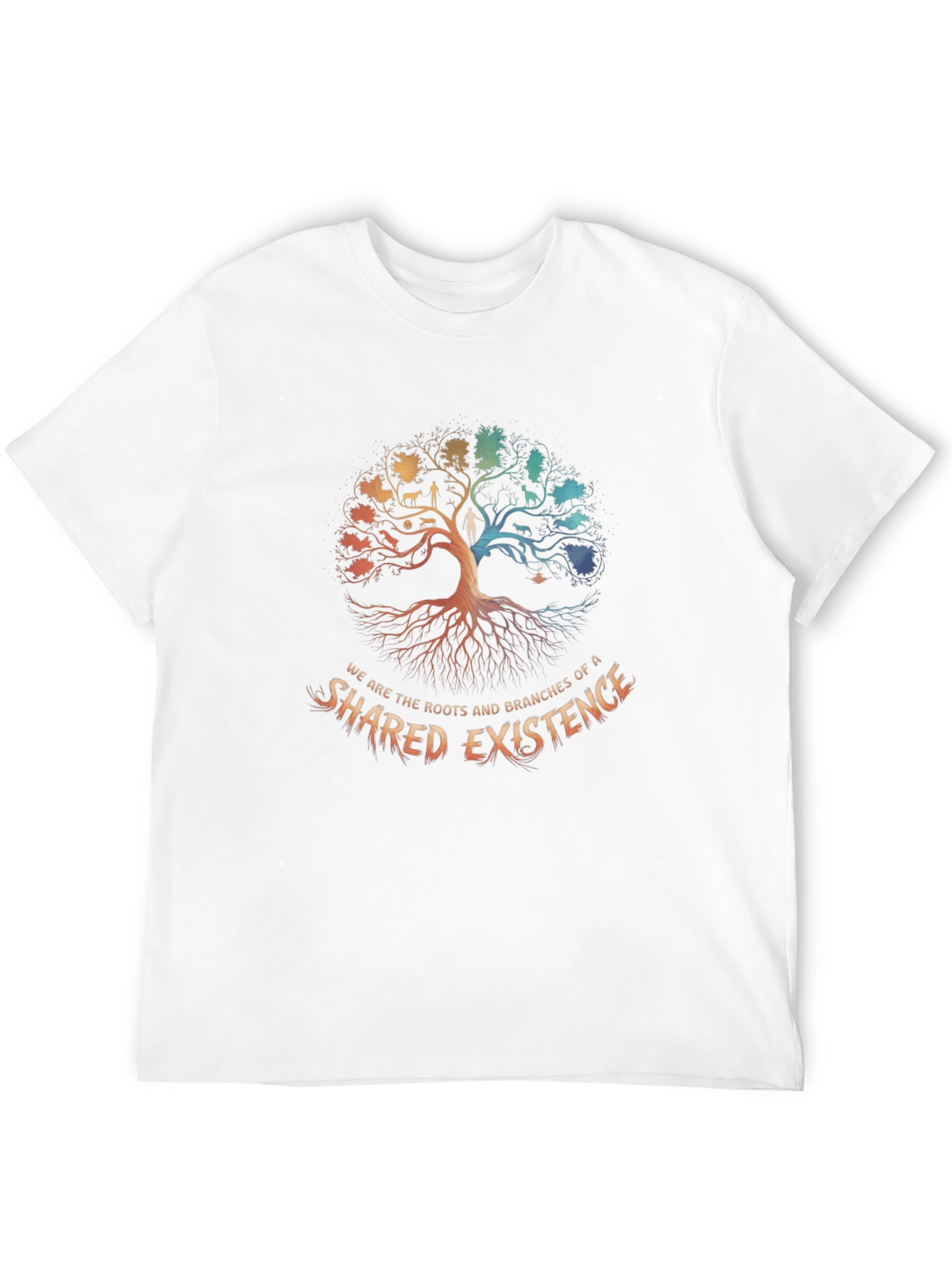 Shared Existence Tree Graphic T-Shirt