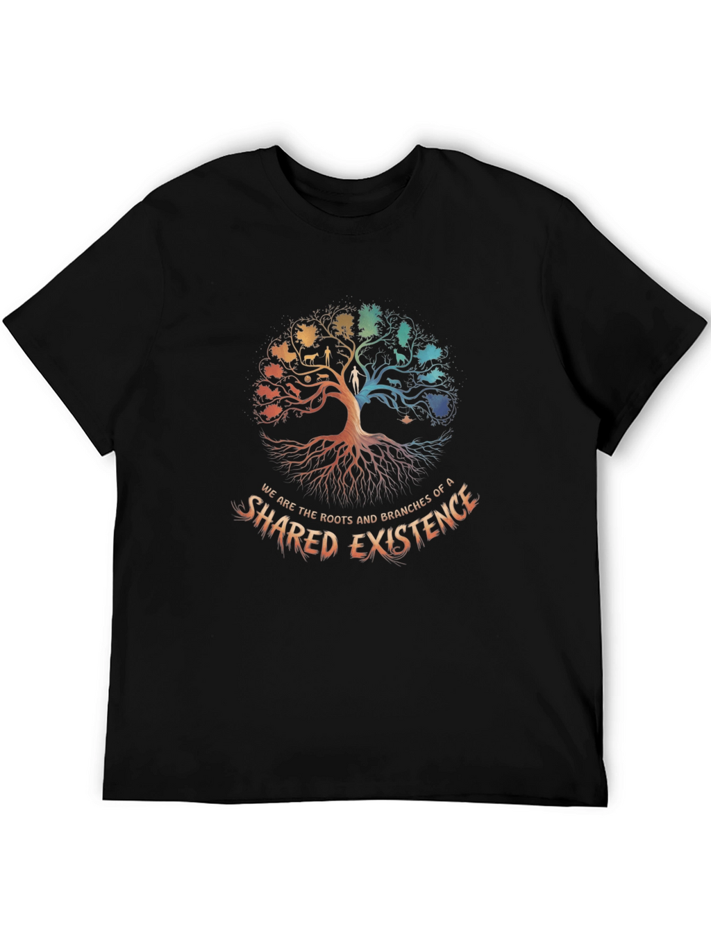 Shared Existence Tree Graphic T-Shirt