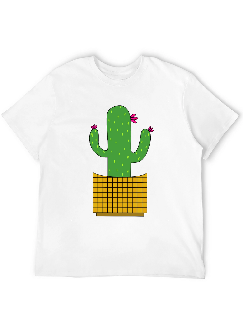 Cactus Graphic Tee - Black Casual Shirt
